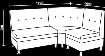 Кухонный угловой диван Нео КМ-05 ДУ в Санкт-Петербурге - предосмотр 2
